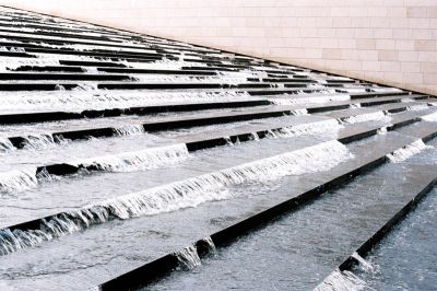 escalier aquatique
