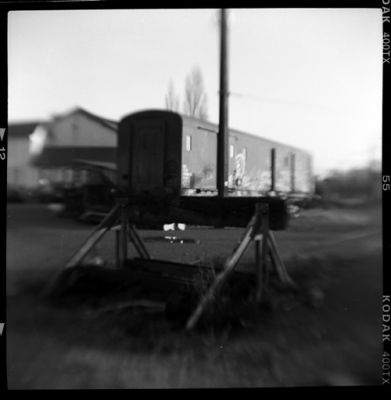 Wagon abandonné à Étampes
