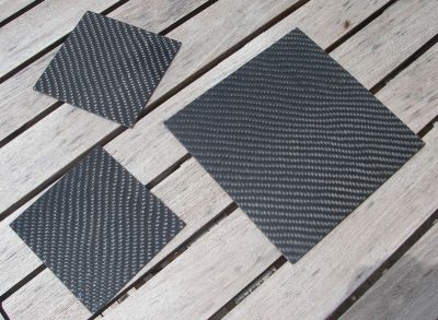 Plaques fibre de carbone pour planchette et cadre à soufflet de grand format

