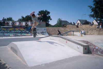Culture Street 2006, Vitré (35) 8
Contest de skate
Leica CL avec Color Skopar 28mm, Provia 400F

