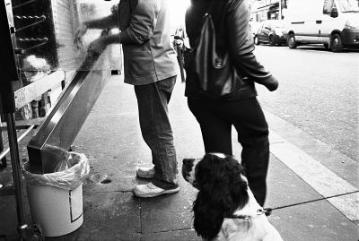 La graisse appatte.
Montmartre

Leica M6 - Cron 35IV - Trix 400 - Rodinal 1+50
Mots-clés: Chien - Paris - Montmartre