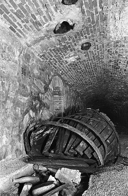 Quand le vin est tiré
Sous-sol de l'usine de la mine de plomb argentifère de l'Argentella (Corse)

Pentax LX - 28 Pentax (il me semble ?) - Trix 400 - Eclairage par lampe torche à Led.
Mots-clés: Friche - Corse - Mine