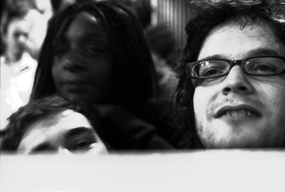 BAL 2
Fête de la musique 2007.
Montmartre.

Pentax LX - SMC-M 50/1.7 - Neopan 1600 
Mots-clés: Paris - Nuit - Montmartre