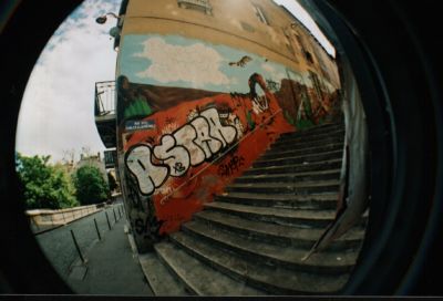 la Croix Rousse à Lyon
Fisheye ( lomography.com)
