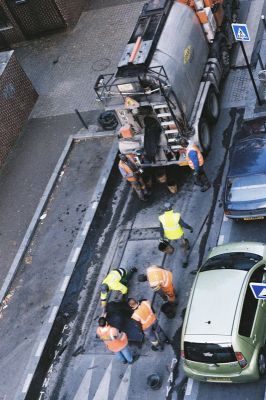 Men at work
