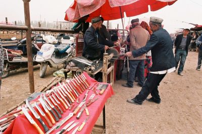 Xinjiang : le coutelier
