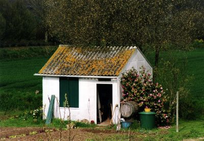 gros plan sur la cabane
