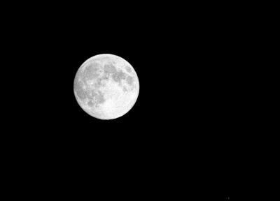 Pleine lune
Notre satellite naturel s'est montré de face ce 5 novembre dans sa phase de pleine lune. Ayant justement en dépôt un télé, j'en ai profité pour lui encadrer la face. Comment exposer?? J'ai triché!! Nikon FE2. Mode priorité ouverture. f/8 bloqué. Trépied. Déclencheur souple. Lune centrée dans le cercle de netteté de 12mm du dépoli pour profiter de la mesure centrale pondérée. 5 essais en faisant varier les facteurs de correction IL: -2, -1, 0, +1, +2.  Je devais vous la montrer!!
Mots-clés: lune  nuit