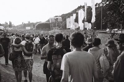 Bestival Crowd, 2007
Taken with Chinon Bellami, Ilford B+W Film. Comments welcome.
Mots-clés: Bestival Crowd Chinon Bellami