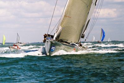 Super Zero Yacht - Leopard
Taken Cowes Week August 2007. Minolta X700 + Tamron 80-210mm Zoom, Kodak 400ASA
