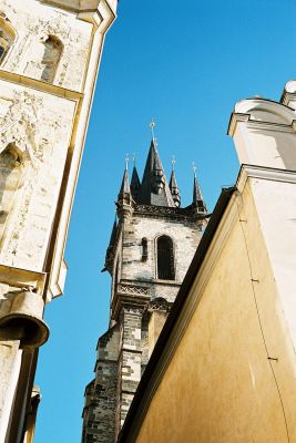 Prague Skline
Taken with Olympus 35RD with polariser. Fuji Film (ISO200).
