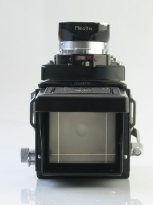 Minolta Autocord vue dessus
