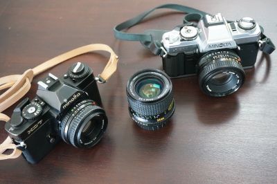 pack minolta
XD7, X500, 45/2, 50/1.7, 24/2.8
