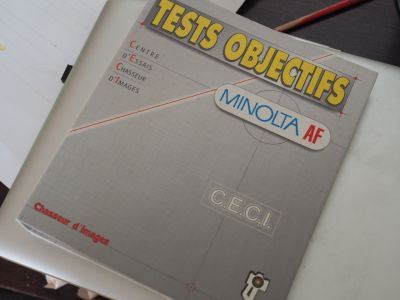 fiches objectifs C.I. minolta AF
