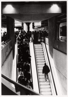 Heure de pointe
Petit embouteillage à la station Bibliothèque François Mitterand...
