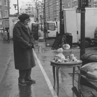 Veux-tu être mon amie ?
Photo volée à la fermeture du Marché aux  puces de la Porte de Vanves, Paris 14e.
Je crois que j'ai eu la chance du débutant pour celle-ci...

Mamiya C220/80mm/Delta 100/D76/Krokus 4/Tetenal RC

