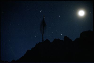 Refuge de la Temple de nuit (massif des écrins)
