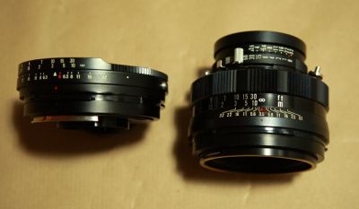 Mamiya Super 65mm et 100mm
