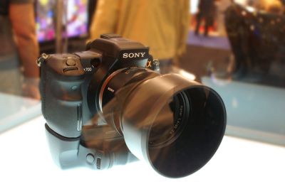 Mais ...
... le plaisir de "tirer le portrait du "Sony a700" sous le nez des cerbères...
