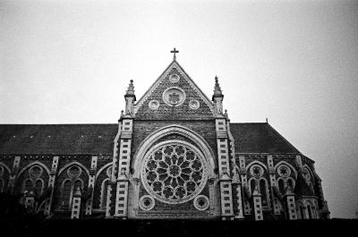 Church near the beach
