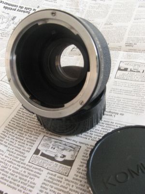 Doubleur de focale Komura Telemore pour Bronica S2, S2A, EC, EC/TL
