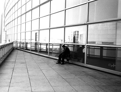 La Modernité
San Francisco:  Moscone Center avec Nikon S2
Mots-clés: Nikon S2, b&w