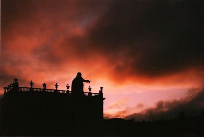 Coucher de soleil sur la place Stanislas

