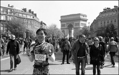 contax G2, planar 45/2, tri-x
