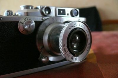 Leica III - objectif sorti
