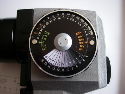 Vernier modifié du Spotmètre Pentax V
