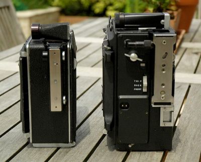 Busch Pressman 4x5 modèle D comparé à la Graflex Speed graphic 4x5
Mots-clés: Busch pressman