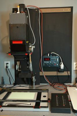 Agrandisseur Ahel 12 modifié avec tête à éclairage à Led de puissance
