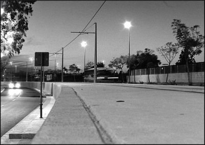 In the evening
