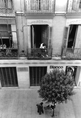 Scène de rue à Madrid
