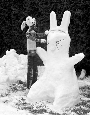 Un lapin en hiver
Tele arton 240 new HP5  Chambre Sinar F2  scan sur V750

