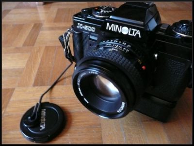 Minolta x500
Minolta x500, 50mm 1,7 et winder
