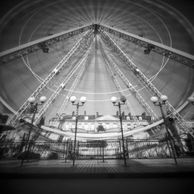 Grand'roue
Noon pihole - Tmax 100@
Mots-clés: noon pinhole sténopé