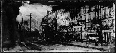 Nantes, station tramway Médiathèque
Wet plate collodion, ambrotype, 22x10cm
