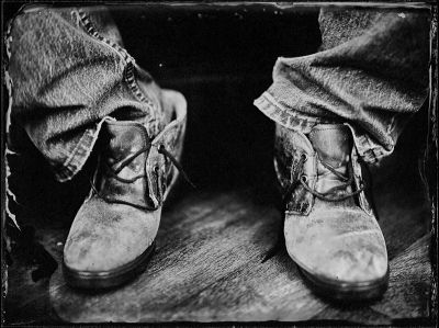Vieilles pompes
Ambrotype 18x24cm
Mots-clés: Collodion ambrotype 18x24cm