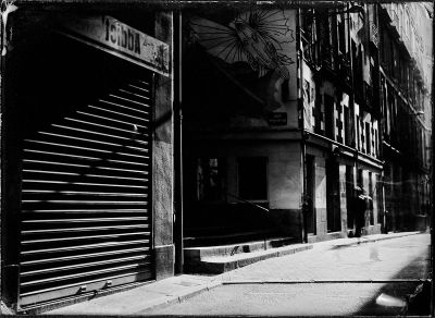 Rue de l'Arche sèche
Collodion - ambrotype 13x18cm
Mots-clés: Collodion ambrotype 13x18cm
