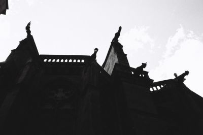 Gargouilles en silhouettes
