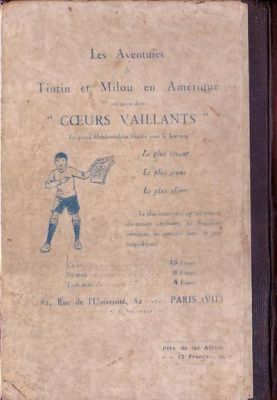 Tintin Amérique OgeO verso
