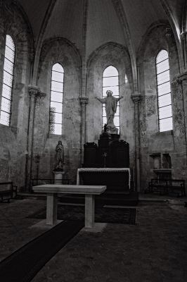 L'église de Longuesse 
Mots-clés: Nikon F4S