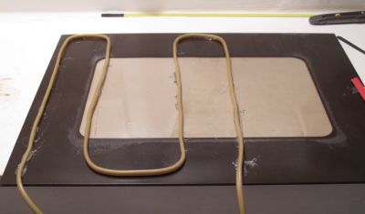 plaque chauffante bac révélateur dessous
