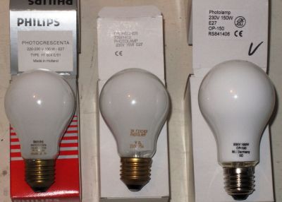 lampes
Fischer et Philips
