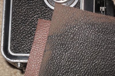 faux cuir teinté
