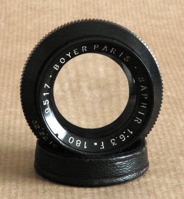 Objectif chambre - Boyer Saphir 180 f6.3  #3
